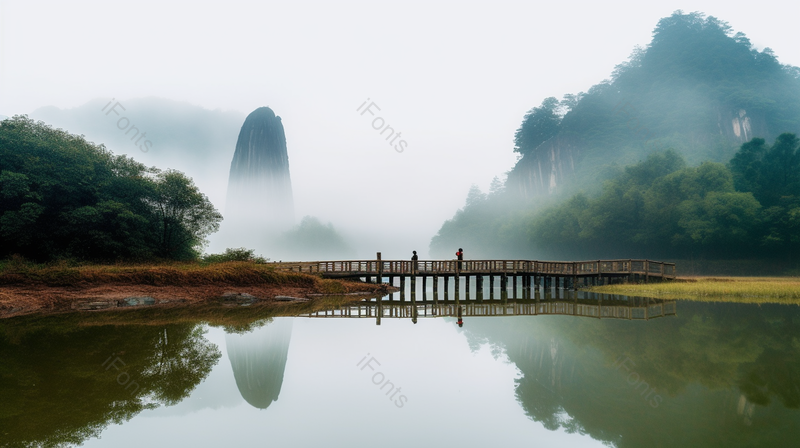 山水风景画自然风光恬静云雾户外摄影,高清,摄影图,摄影图片,图片大全,摄影图免费下载